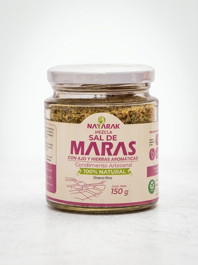 Sal de maras con hierbas aromaticas  150g
